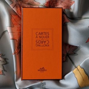 New, sealed. HERMĒS knotting cards. No.3